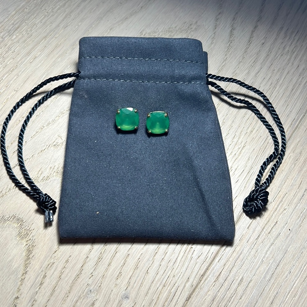 kate spade green earrings